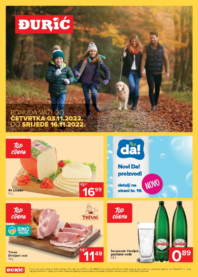 Đurić MBB: Akcijski katalog od 03. do 16.11.2022.