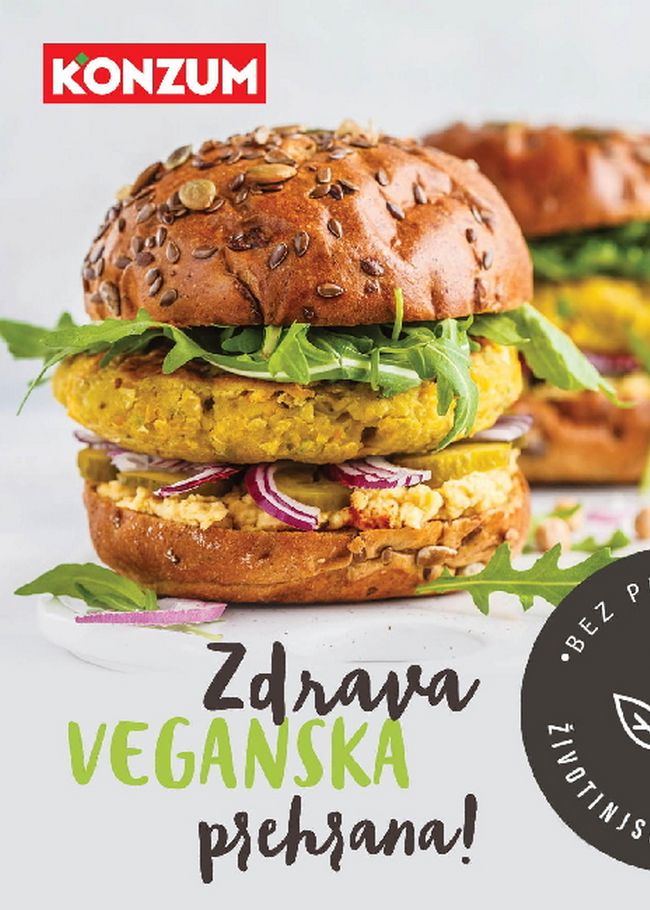 Konzum: Zdrava veganska prehrana od 01. do 10.11.2022.