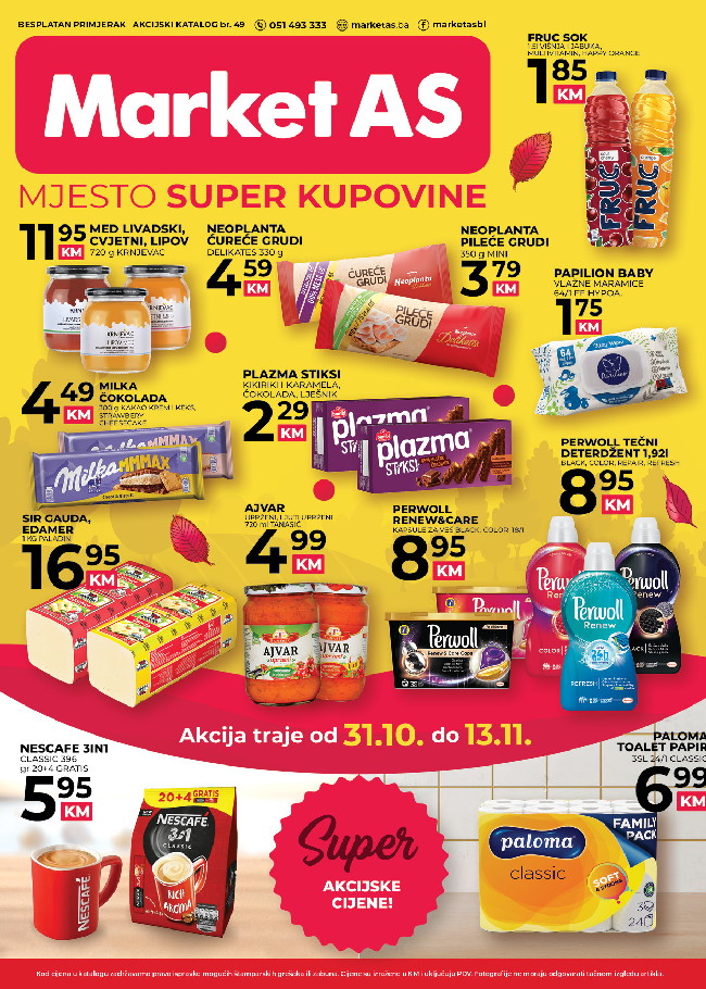 Market AS: Akcijski katalog od 31.10. do 13.11.2022.