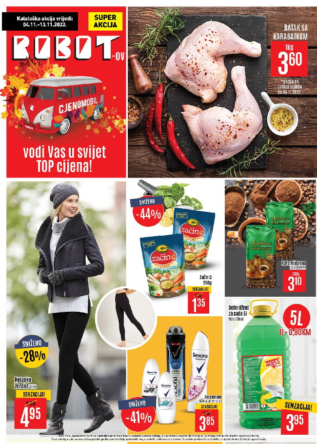Robot: Akcijski katalog od 04. do 13.11.2022.