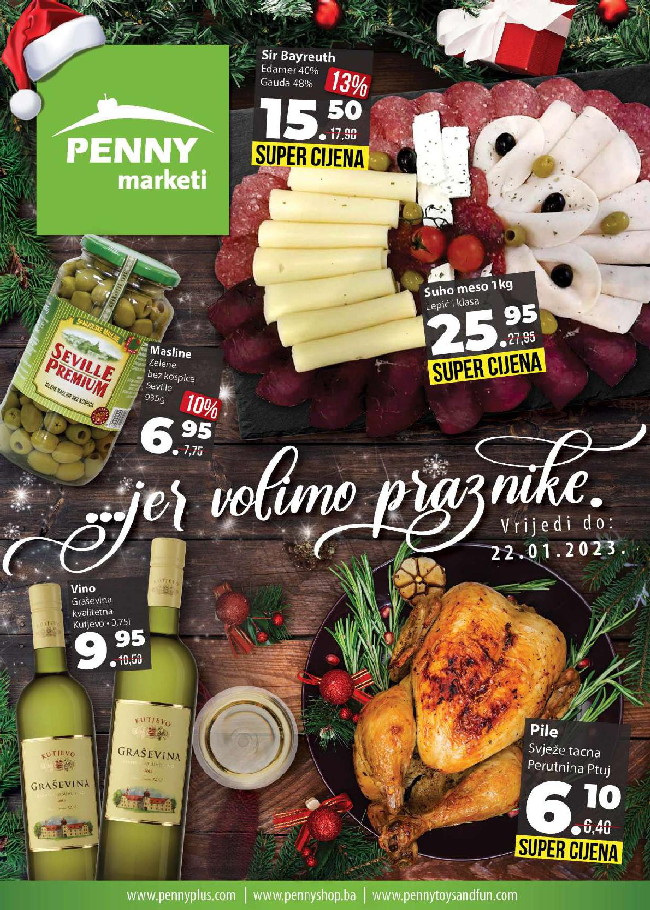 Penny marketi: Akcijski katalog od 22.12.2022. do 22.01.2023.