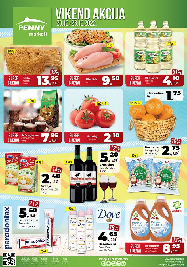 Penny marketi Vikend akcija od 23. do 25.12.2022. 01 Penny marketi: Vikend akcija od 23. do 25.12.2022.