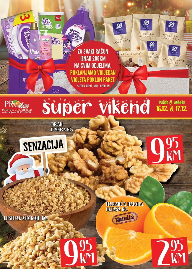 Prodex Vikend akcija od 16. do 17.12.2022.