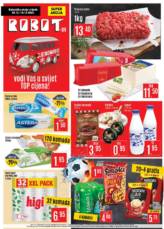 Robot Akcijski katalog od 08. do 18.12.2022 (1) Robot: Akcijski katalog od 08. do 18.12.2022.