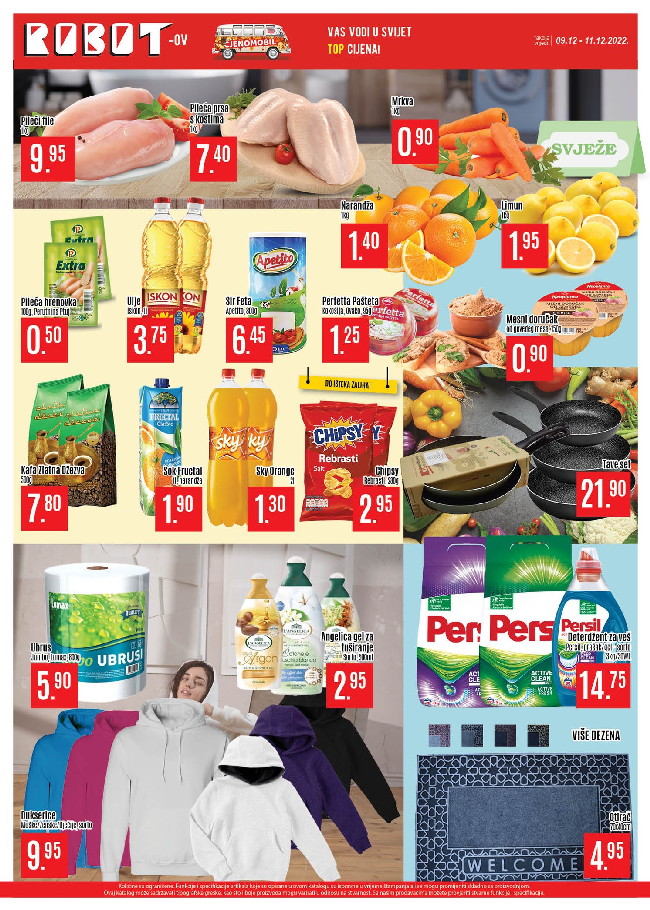 Robot: Vikend akcija od 09. do 11.12.2022.