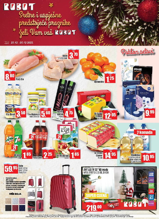 Robot: Vikend akcija od 23. do 25.12.2022.