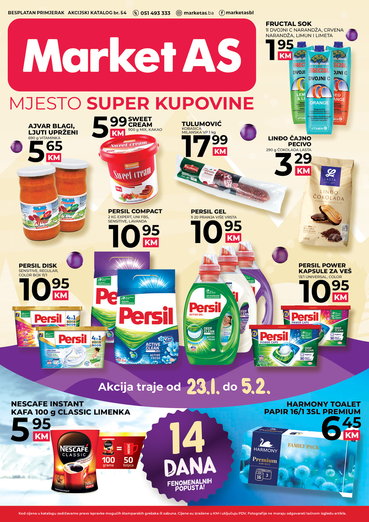 Market AS: Akcijski katalog od 23.01. do 05.02.2023.