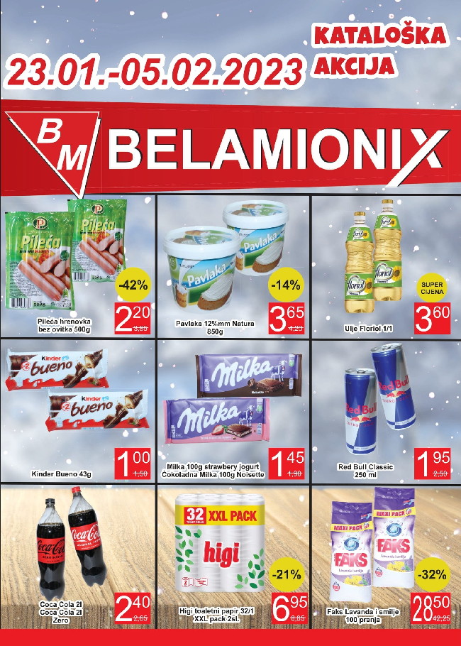 Belamionix: Kataloška akcija od 23.01. do .05.02.2023