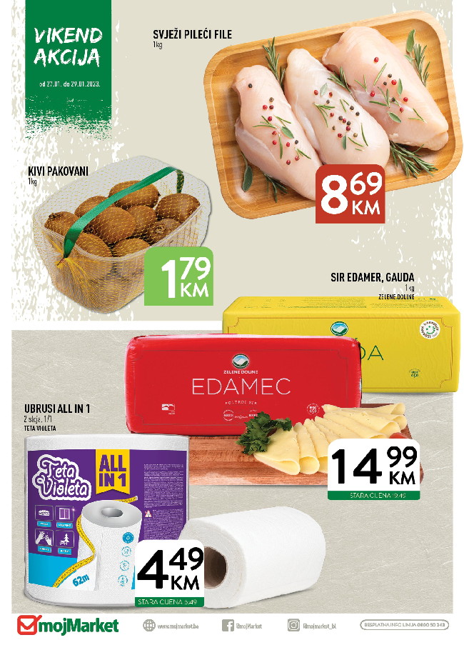 Moj Market: Viked akcija od 27. do 29.01.2023.