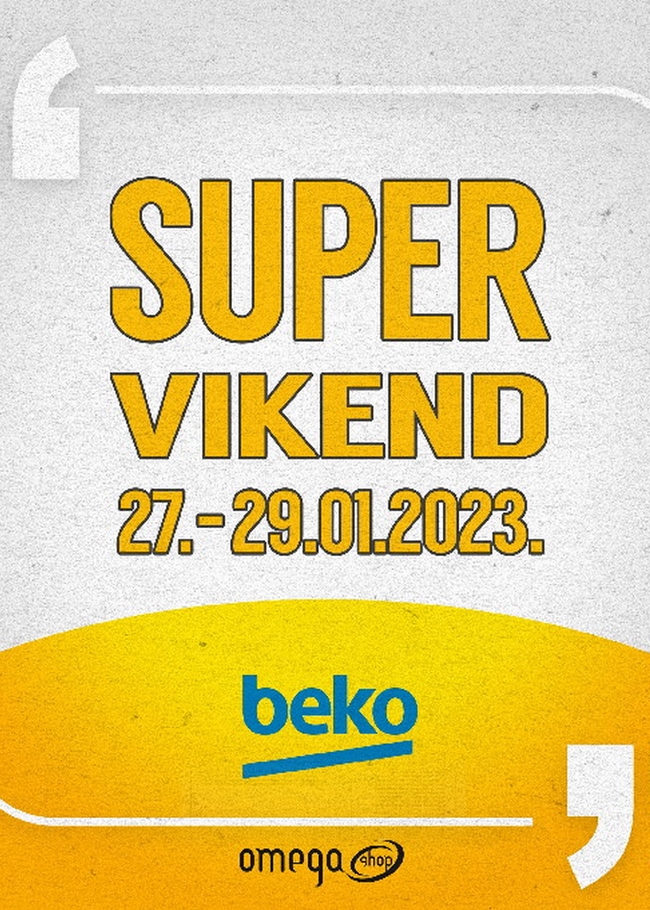 Omega shop: Super vikend akcija od 27. do 29.01.2023.