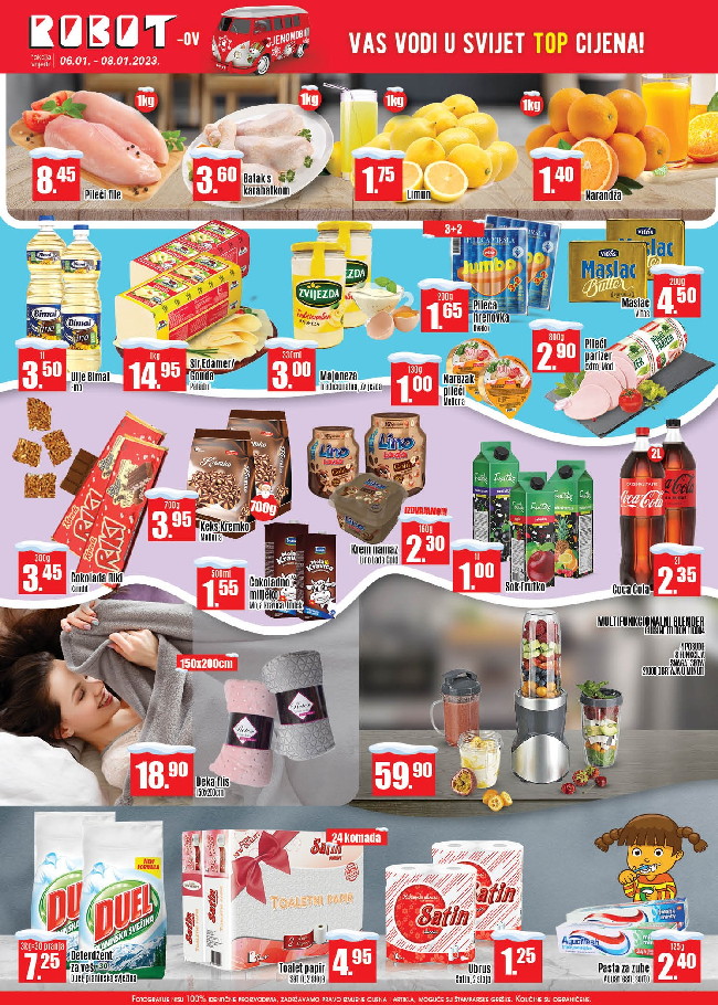 Robot Vikend akcija od 06. do 08.01.2023 Robot: Vikend akcija od 06. do 08.01.2023.