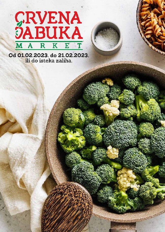 Crvena jabuka: Akcijski katalog od 01. do 21.02.2023.