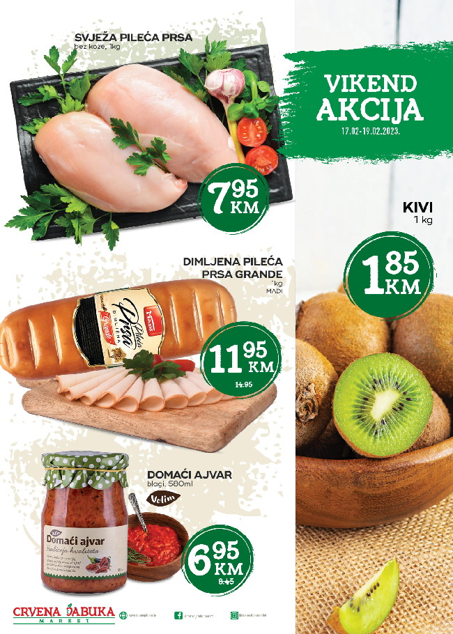 Crvena jabuka: Vikend akcija od 17. do 19.02.2023.