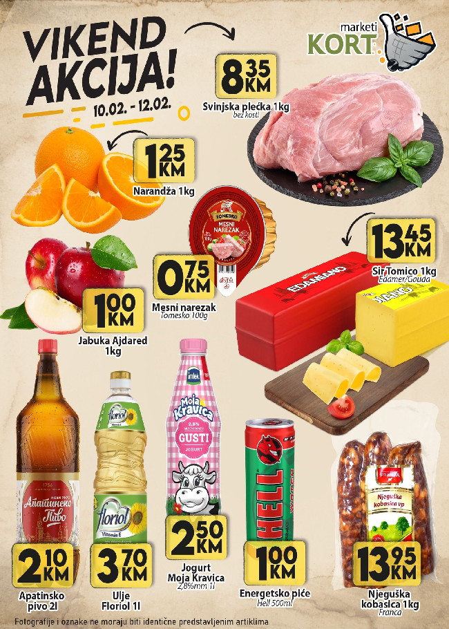 Kort marketi Vikend akcija od 10. do 12.02.2023 Kort marketi: Vikend akcija od 10. do 12.02.2023.