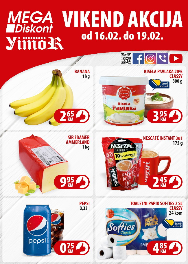 Mega Diskont: Vikend akcija od 16. do 19.02.2023.
