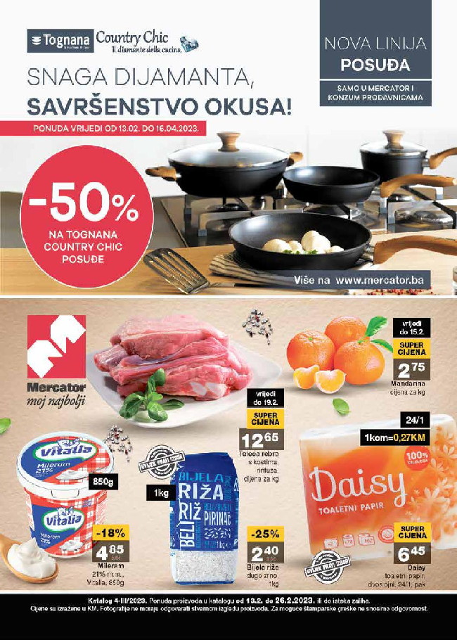 Mercator: Akcijski katalog od 13. do 26.02.2023.