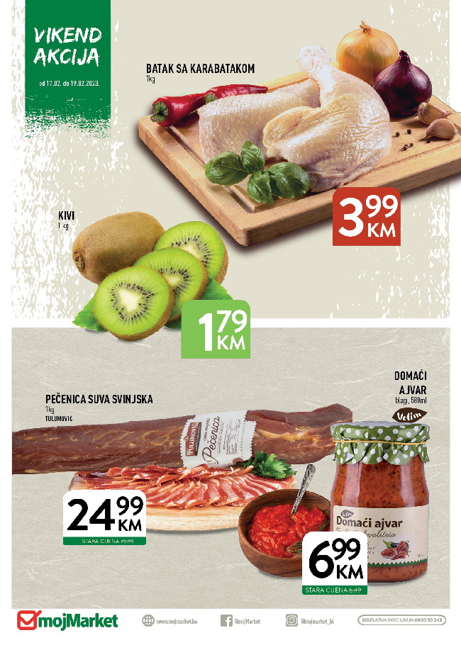 Moj Market: Vikend akcija od 17.02. do 19.02.2023.