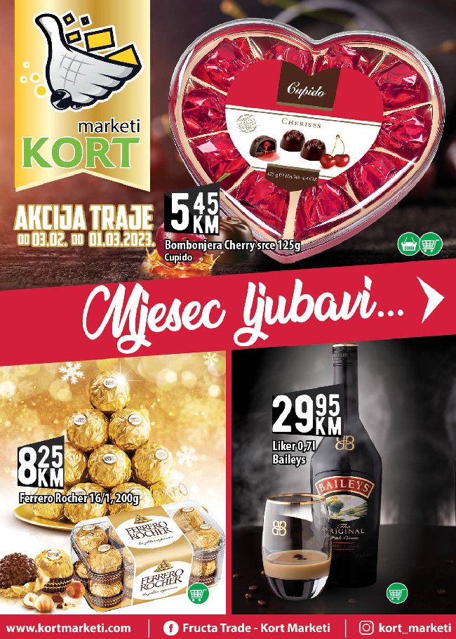 Kort marketi: Akcijski katalog od 03.02. do 01.03.2023.