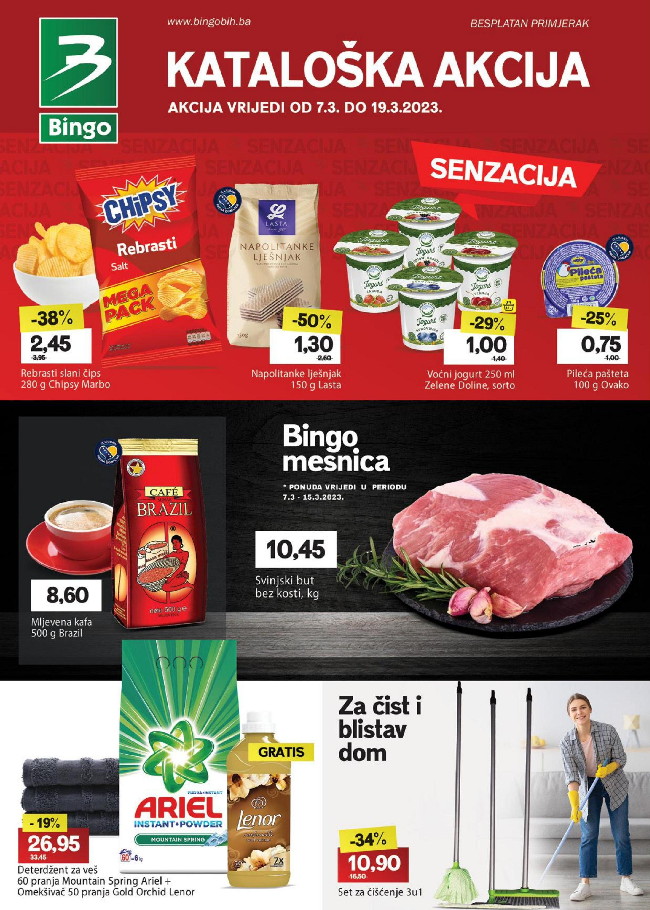 Bingo: Kataloška akcija za RS od 07. do 19.3.2023.