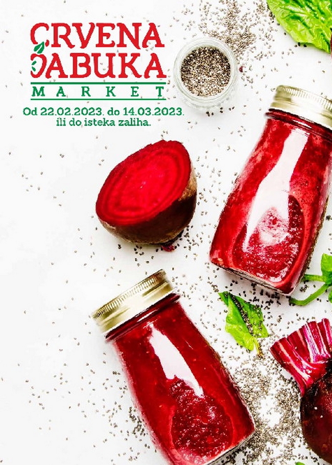 Crvena jabuka: Akcijski katalog od 22.02. do 14.03.2023.