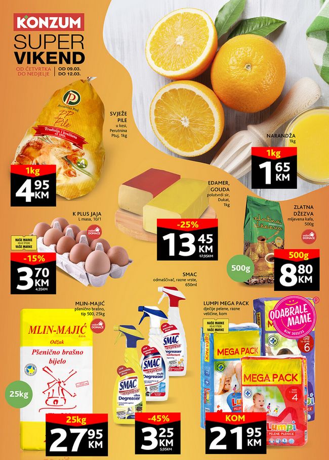 Konzum Super vikend akcija od 09. do 12.03.2023. 01