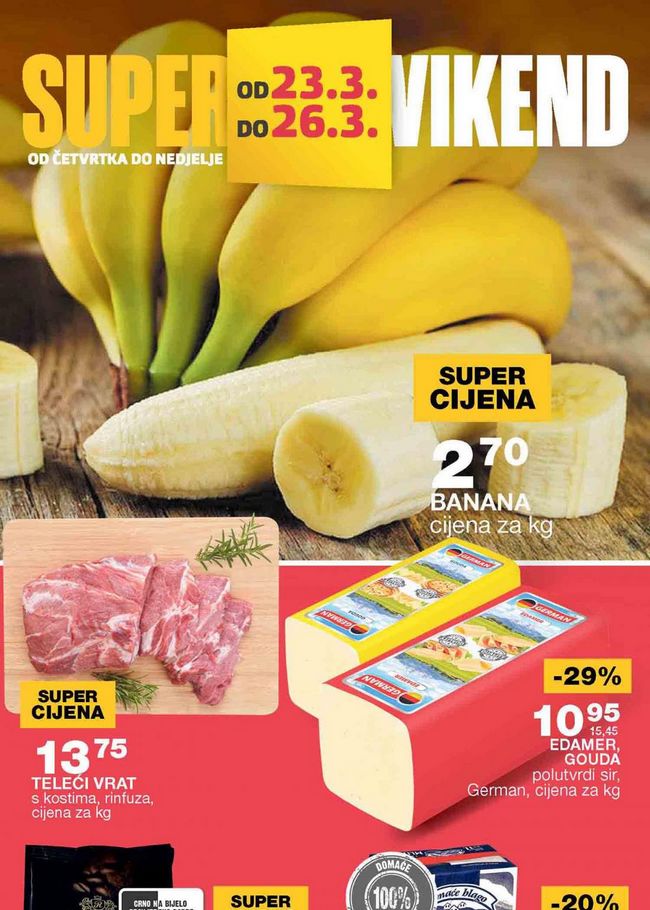 Mercator: Super vikend akcija od 23. do 26.03.2023.