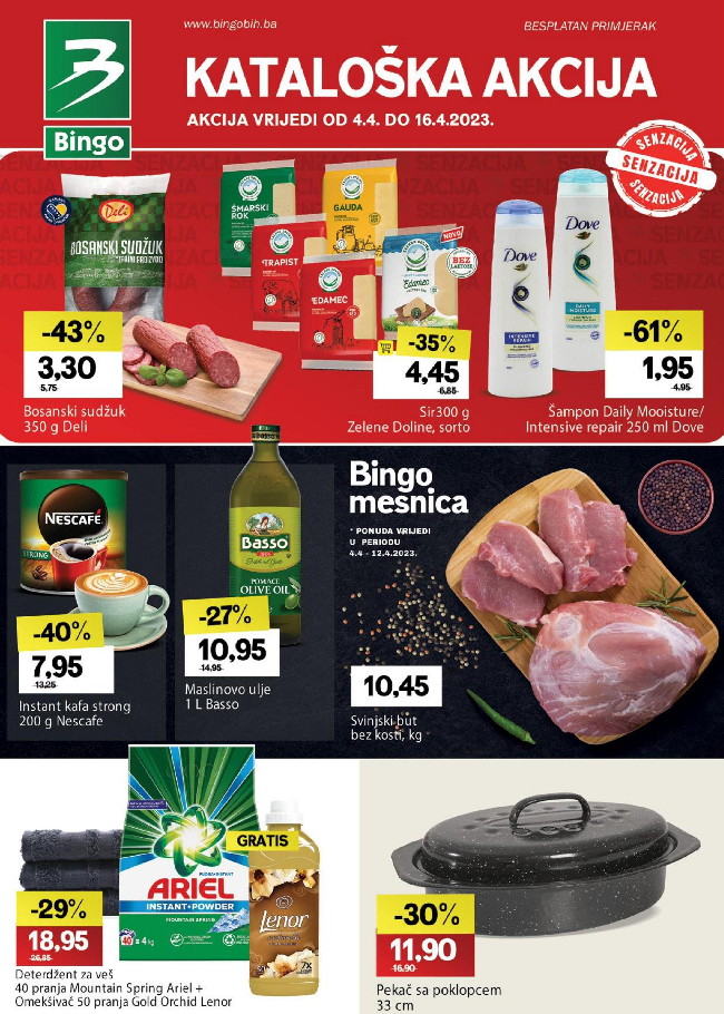 Bingo: Kataloška akcija za RS od 04. do 16.04.2023.
