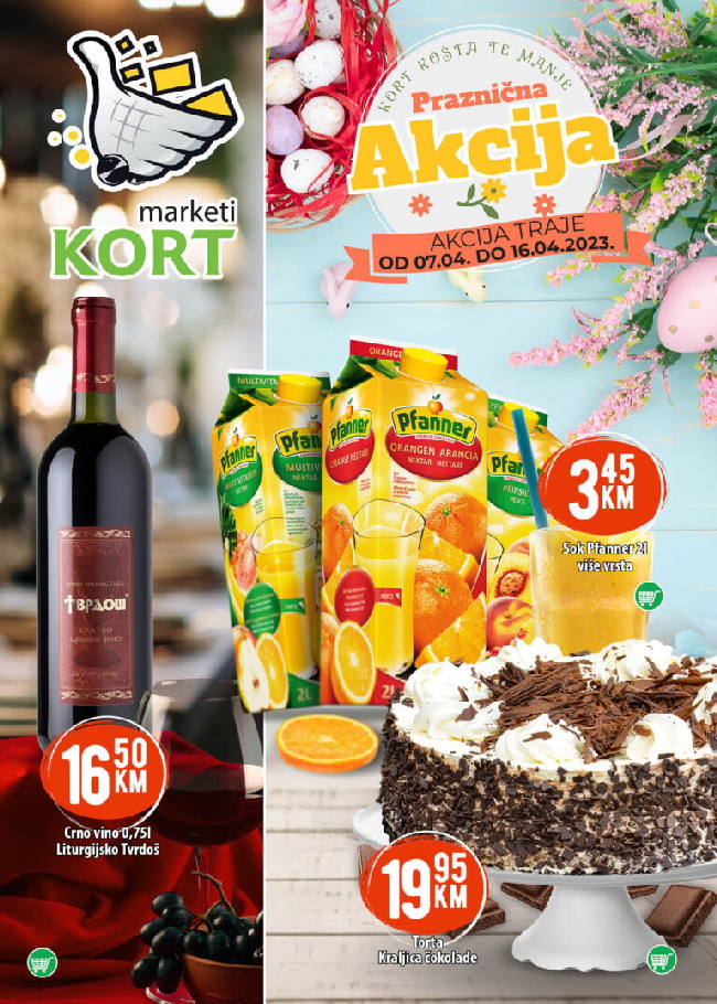 Kort marketi: Akcijski katalog od 07. do 16.04.2023.