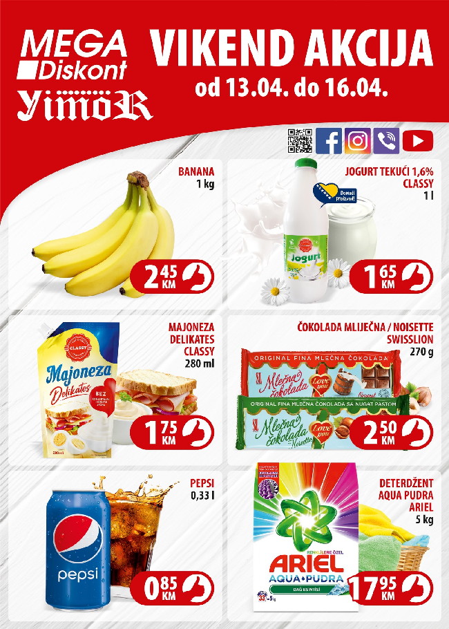 Mega Diskont: Vikend akcija od 13. do 16.04.2023.
