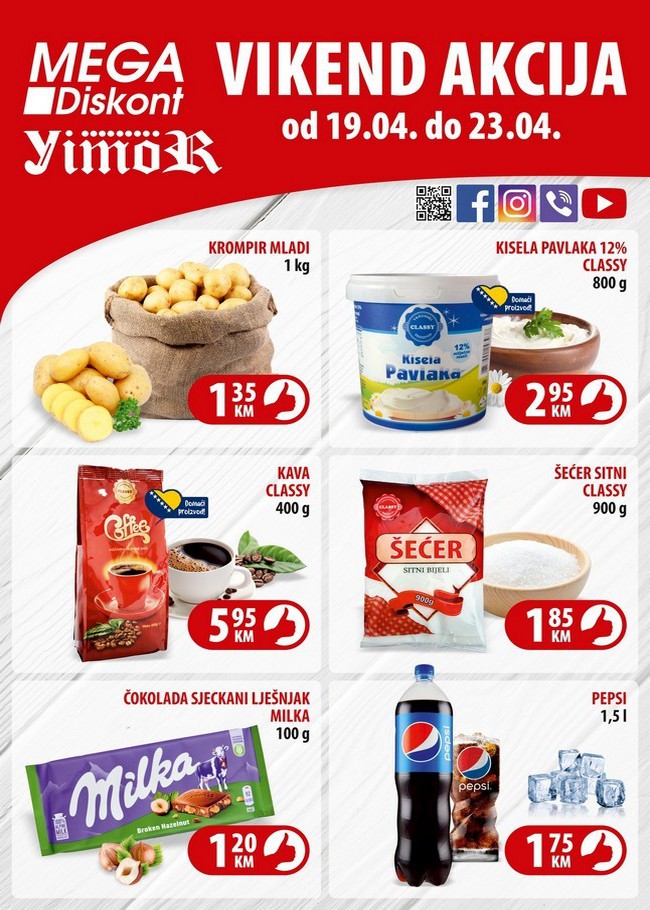 Mega diskont: Vikend akcija od 19. do 23.04.2023.