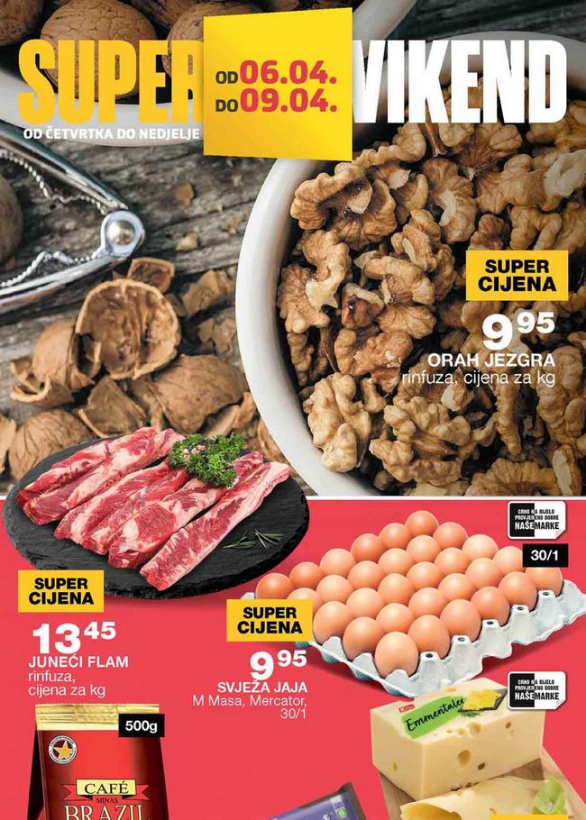 Mercator: Super vikend akcija od 06. do 09.2023.
