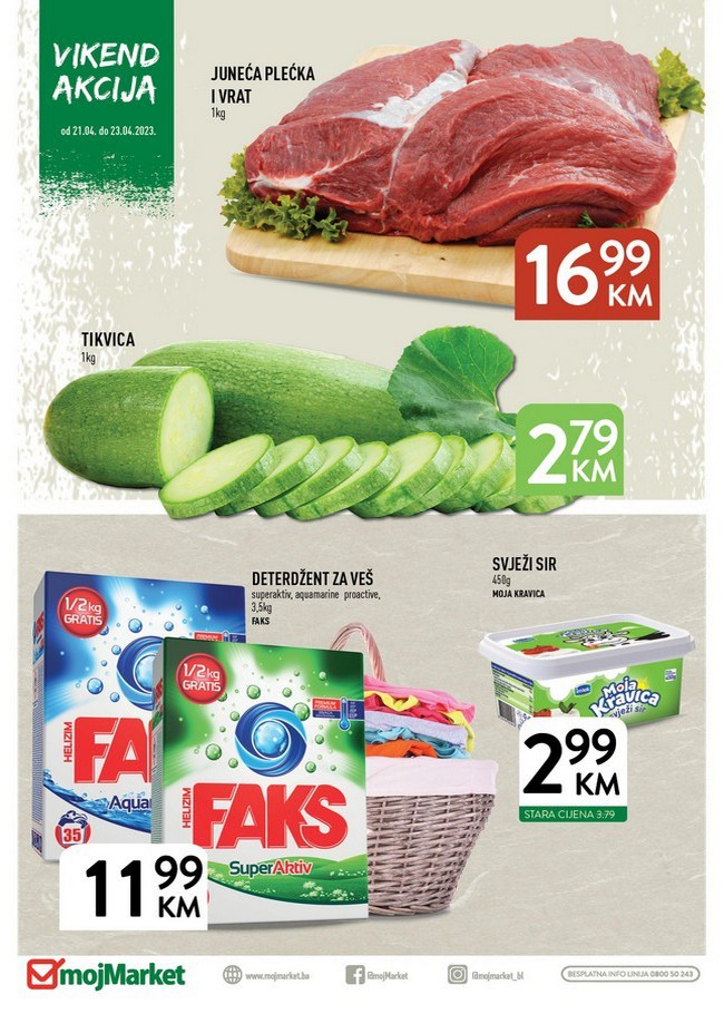 Moj Market Vikend akcija od 21. do 23.04.2023. Moj Market: Vikend akcija od 21. do 23.04.2023.