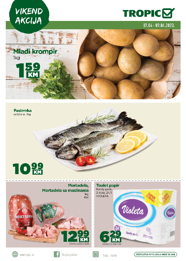 Tropic: Vikend akcija od 07. do 09.04.2023.