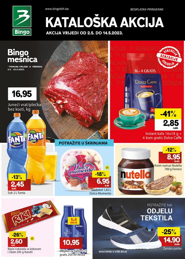 Bingo Kataloška akcija za FBiH od 02.05. do 14.05.2023.-01 Bingo: Kataloška akcija za FBiH od 02.05. do 14.05.2023.