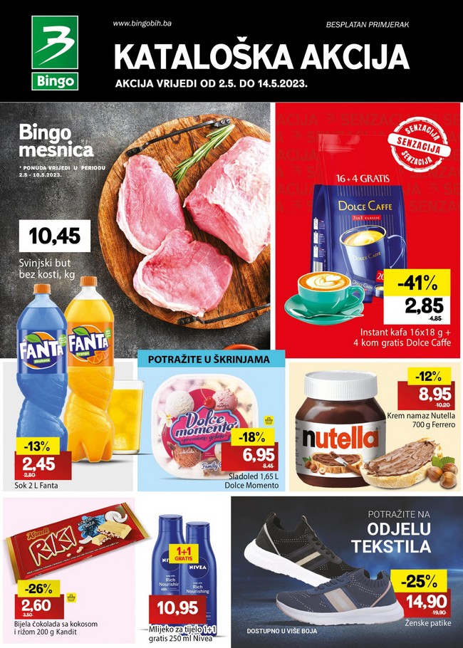 Bingo: Kataloška akcija za RS od 02.05. do 14.05.2023.