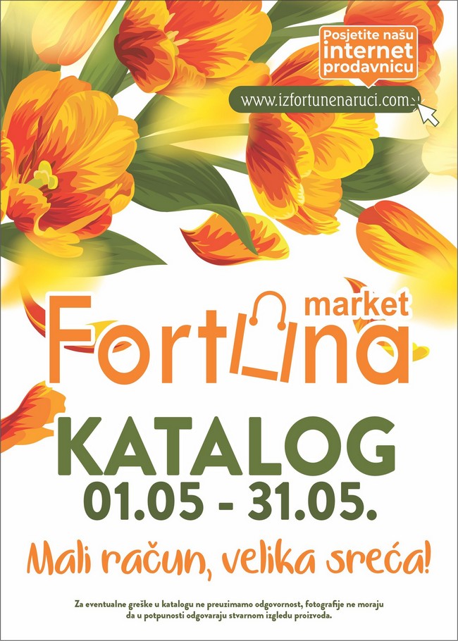 Fortuna marketi Akcijski katalog od 01. do 31.05.2023 (1) Fortuna marketi: Akcijski katalog od 01. do 31.05.2023.