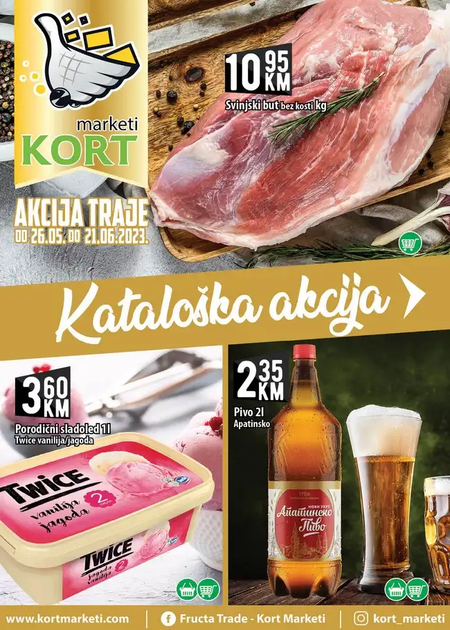 Kort marketi: Kataloška akcija od 26.05. do 21.06.2023.