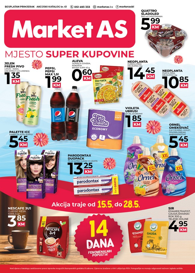 Market AS Akcijski katalog od 15. do 28.05.2023 (1) Market AS: Akcijski katalog od 15. do 28.05.2023.