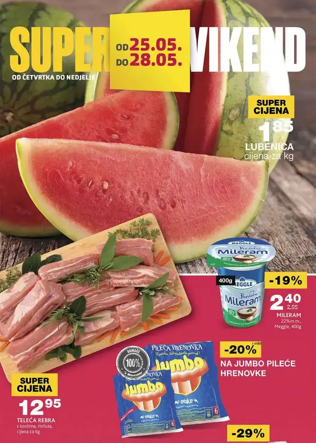 Mercator: Super vikend akcija od 25. do 28.05.2023.