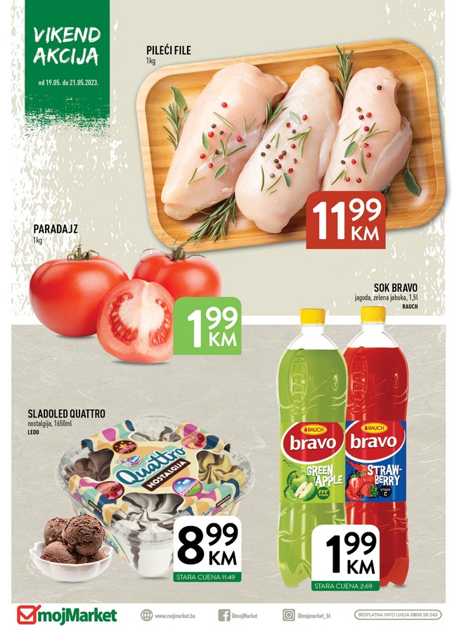 Moj Market: Vikend akcija od 19. do 21.05.2023.