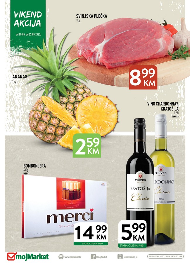 Moj Market: Vikend akcija od 05. do 07.05.2023.