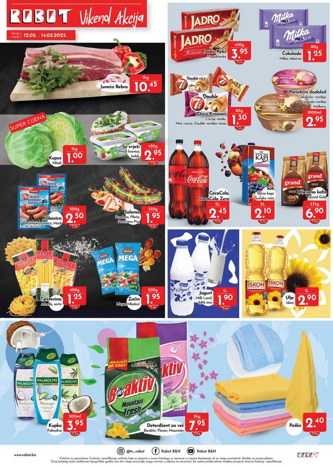 Robot Vikend akcija od 12. do 14.05.2023. Robot: Vikend akcija od 12. do 14.05.2023.