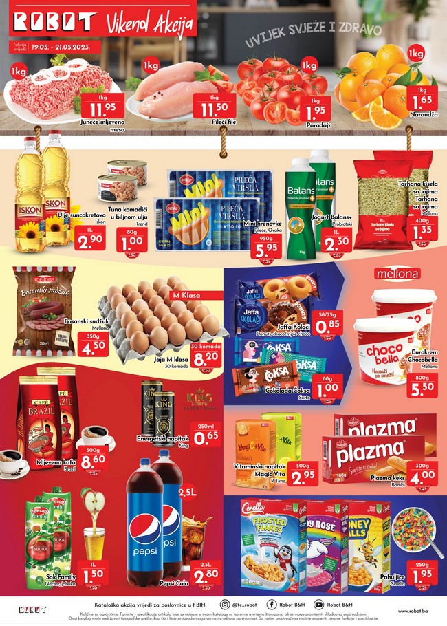 Robot Vikend akcija od 19. do 21.05.2023 (1) Robot: Vikend akcija od 19. do 21.05.2023.