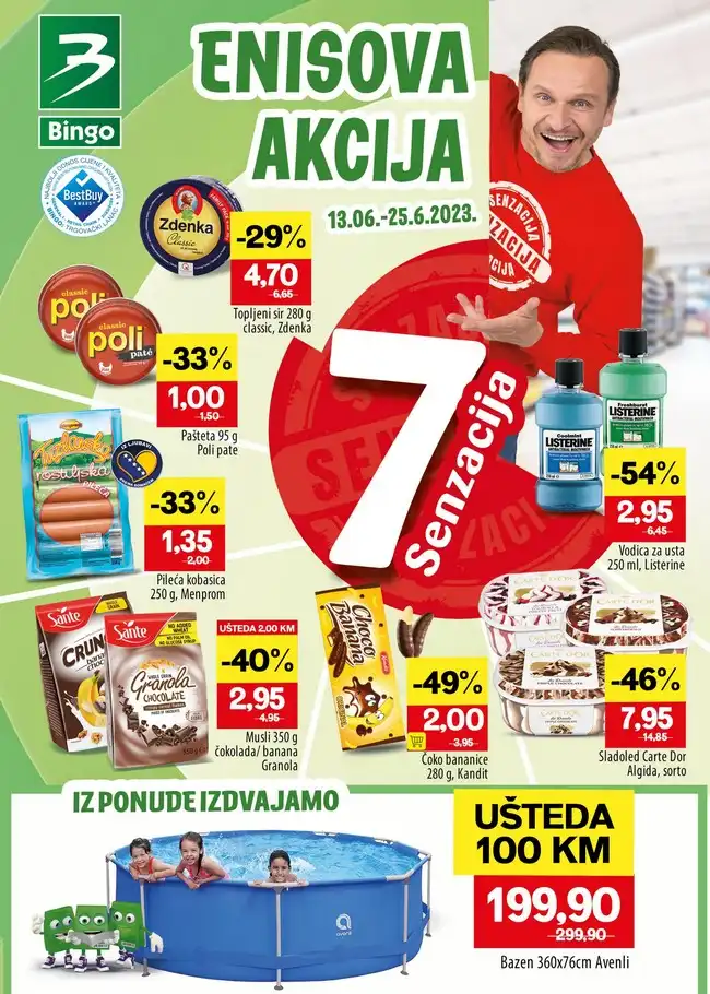 Bingo: Enisova akcija za FBiH od 13. do 25.06.2023.