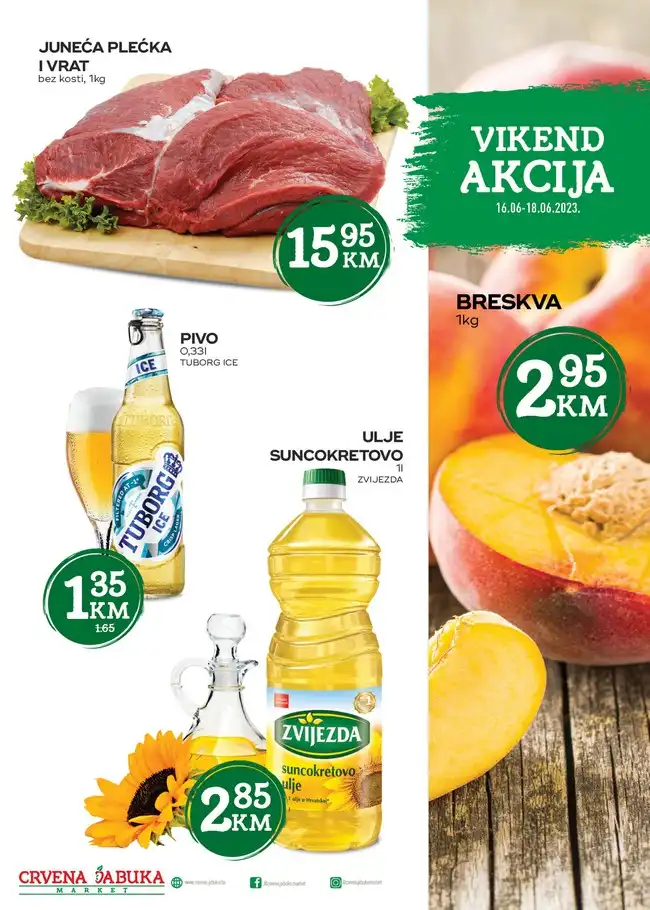 Crvena jabuka: Vikend akcija od 16. do 18.06.2023.