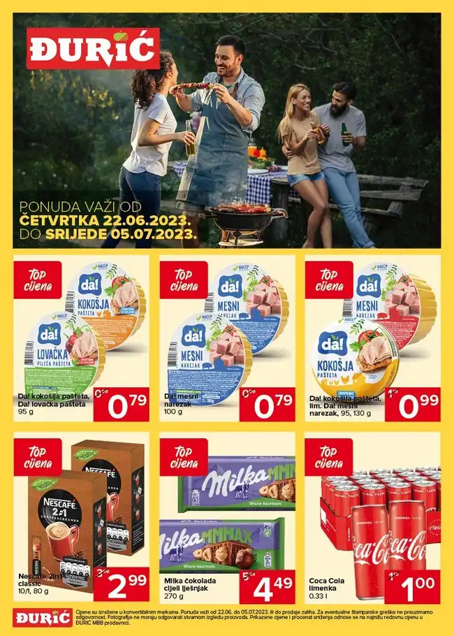 Đurić MBB: Akcijski katalog od 22.06. do 05.07.2023.