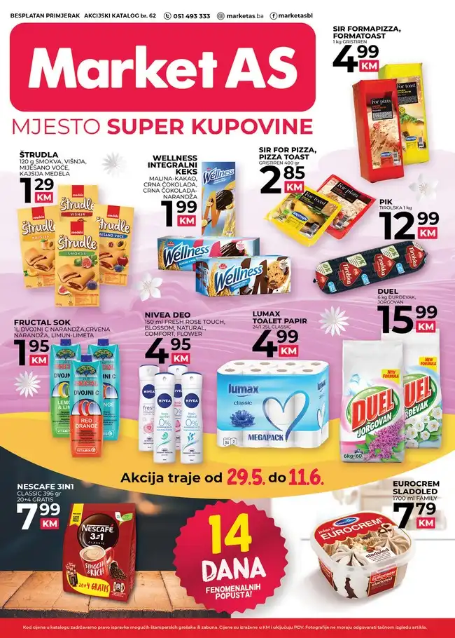 Market AS Akcijski katalog od 29.05. do 11.06 (1) Market AS: Akcijski katalog od 29.05. do 11.06.2023.