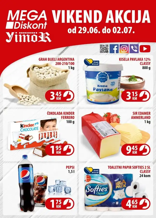 Mega-Diskont Vikend akcija os 29.06. do 02.07.2023. Mega Diskont Vikend akcija od 29.06. do 02.07.2023.