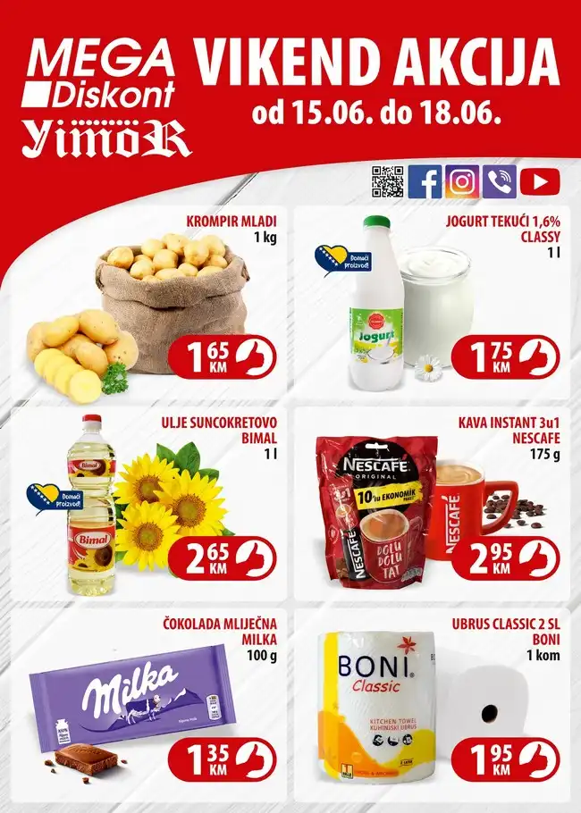Mega diskont: Vikend akcija od 15. do18.06.2023.