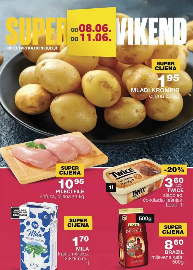 Mercator: Super vikend akcija od 08. do 11.06.2023.
